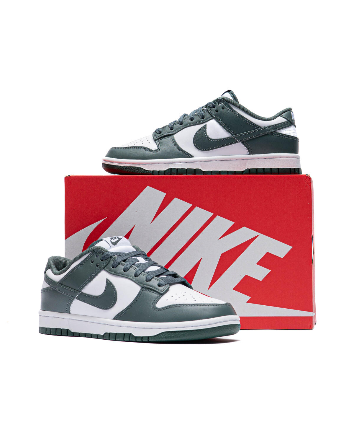 Nike Dunk Low White / Vintage Green / White - Image 45