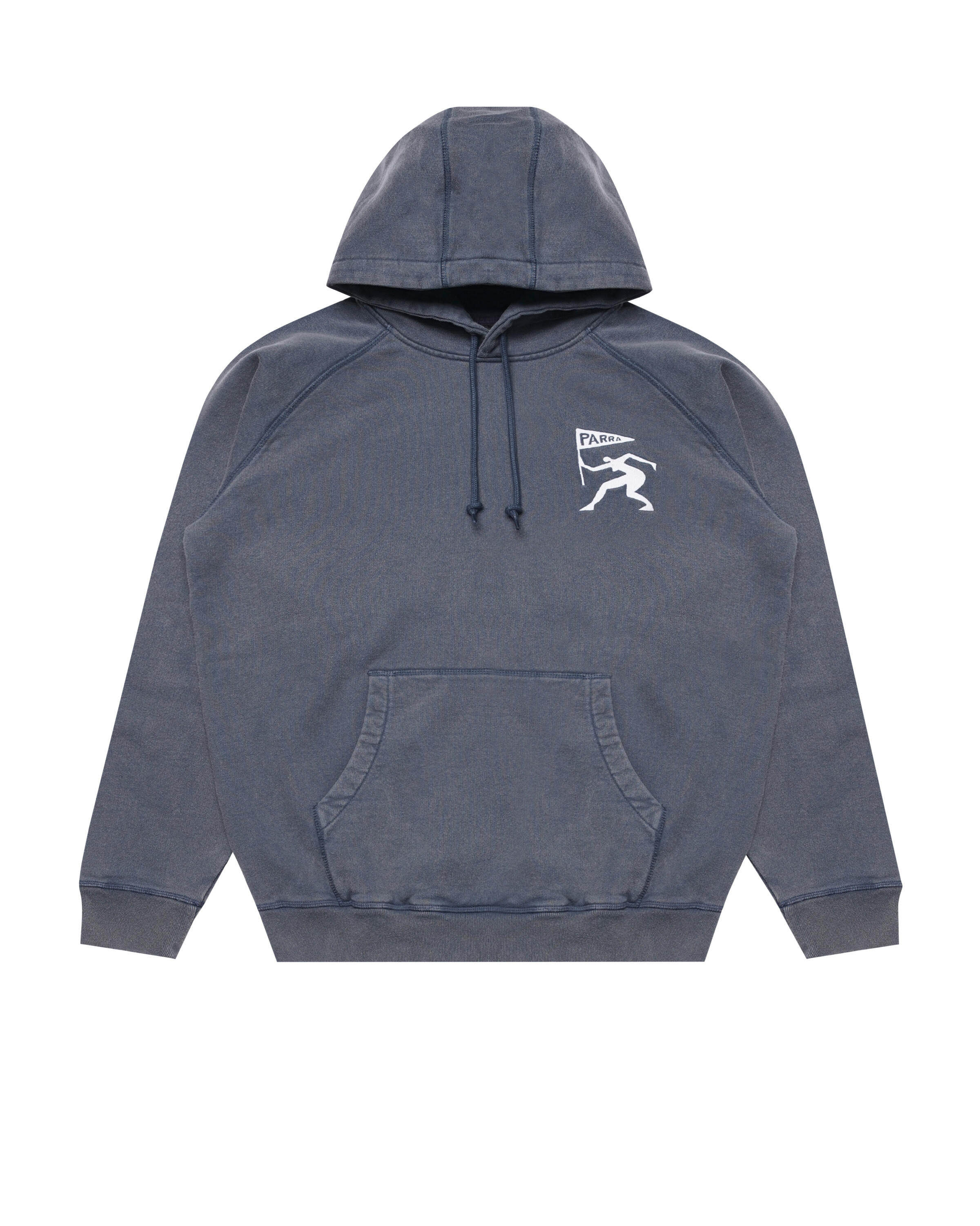 by Parra neurotic mini flag hooded sweatshirt