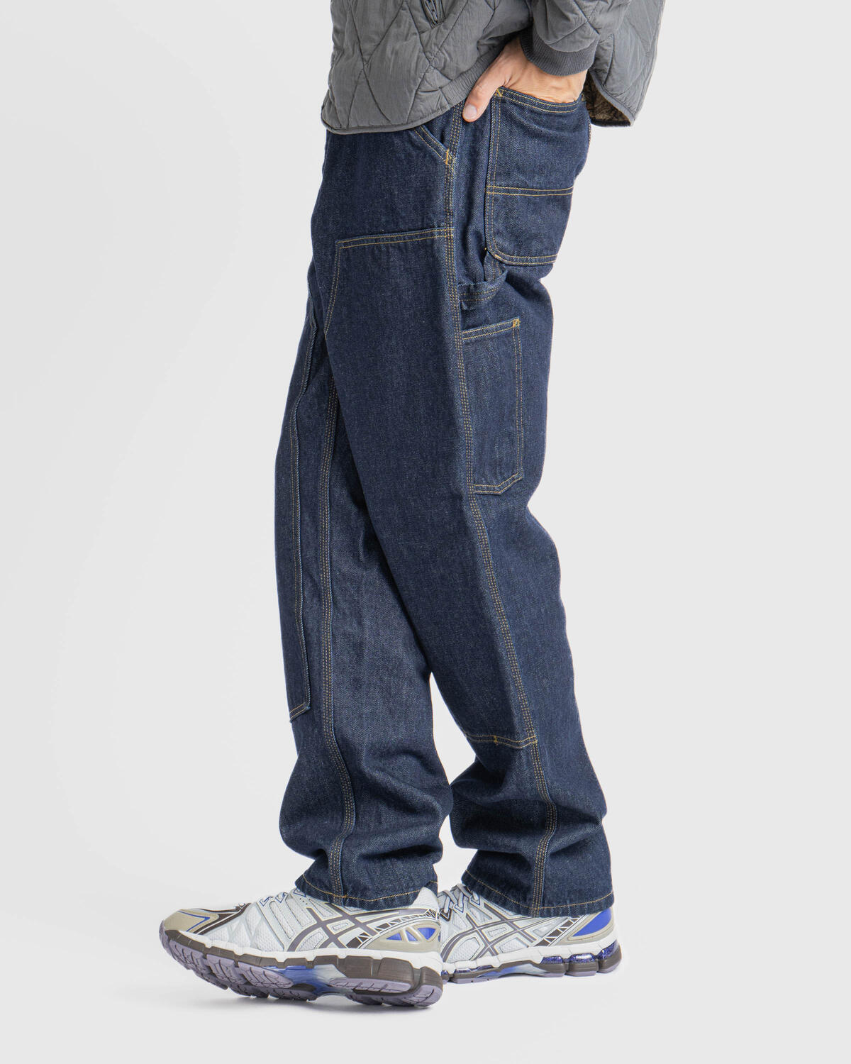 Carhartt WIP OG Double Knee Pant Black Grind Wash - Image 20