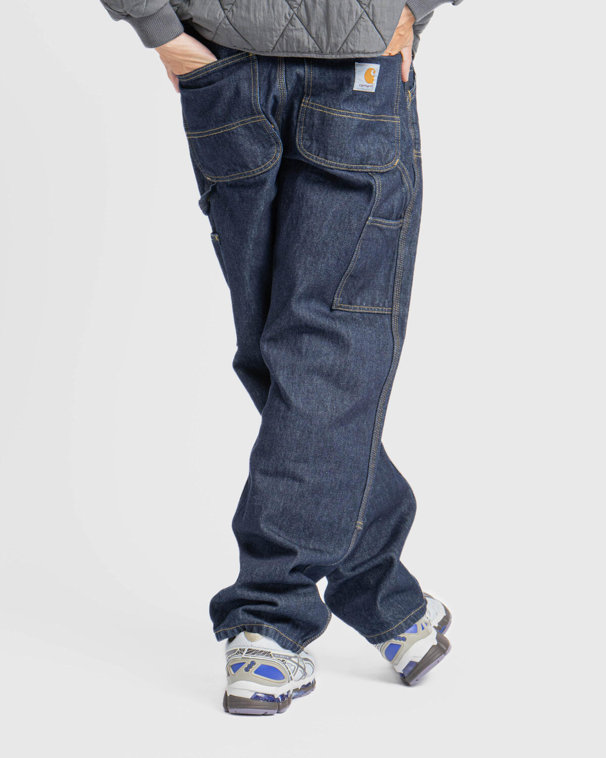 Carhartt WIP OG Double Knee Pant Black Grind Wash - Image 21