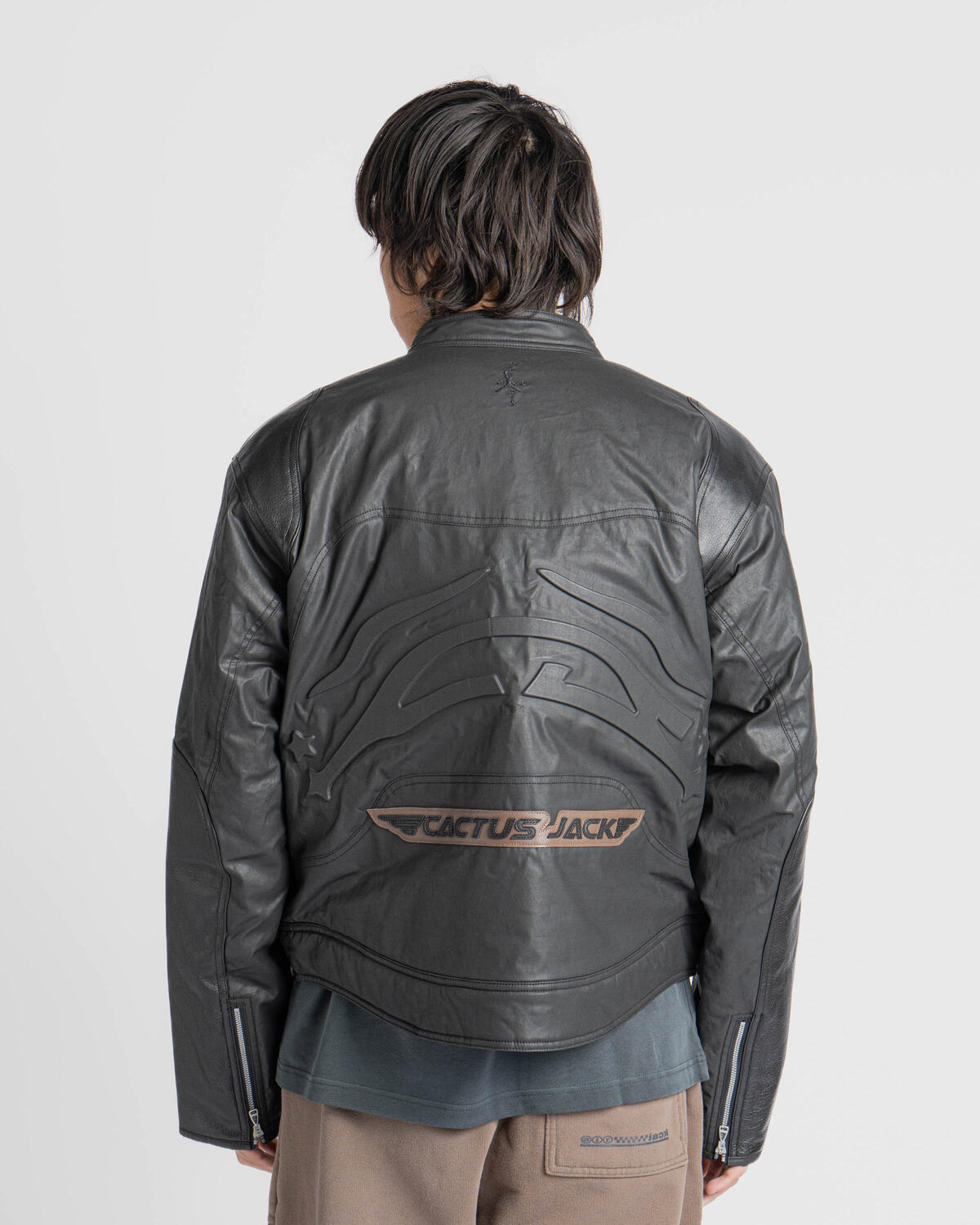 Jordan Travis Scott Waxed Jacket Black - Image 13