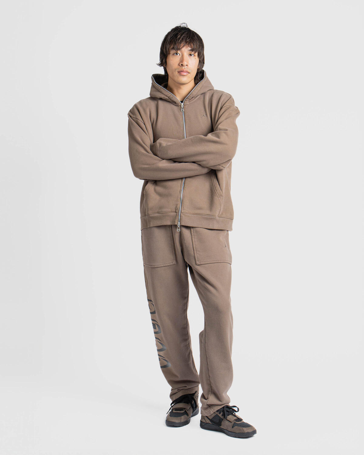 Nike Jordan x Travis Scott Full Zip Hoodie - Palomino - Image 10