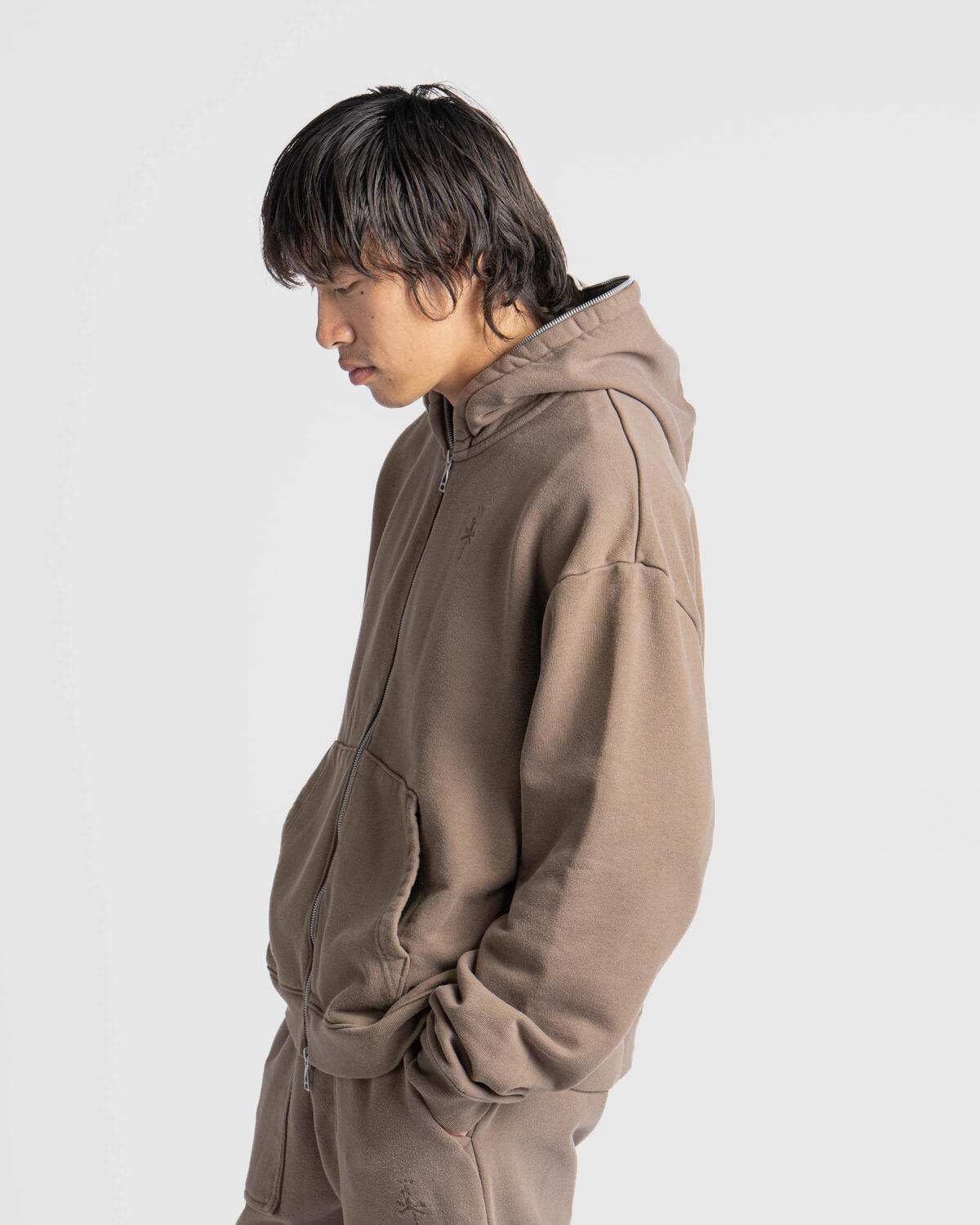 Nike Jordan x Travis Scott Full Zip Hoodie - Palomino - Image 12
