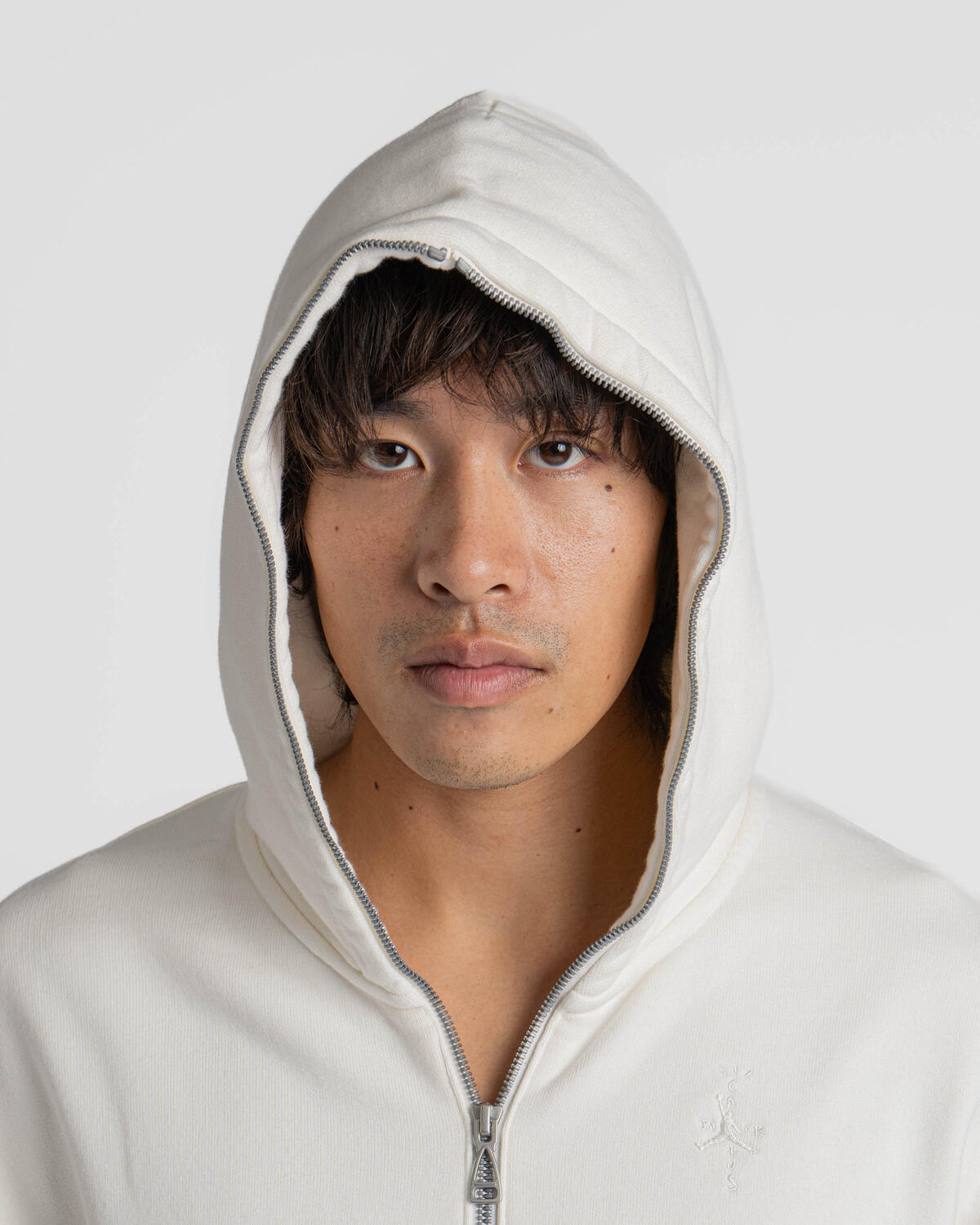 Jordan x Travis Scott Full Zip Hoodie Sail - Image 13