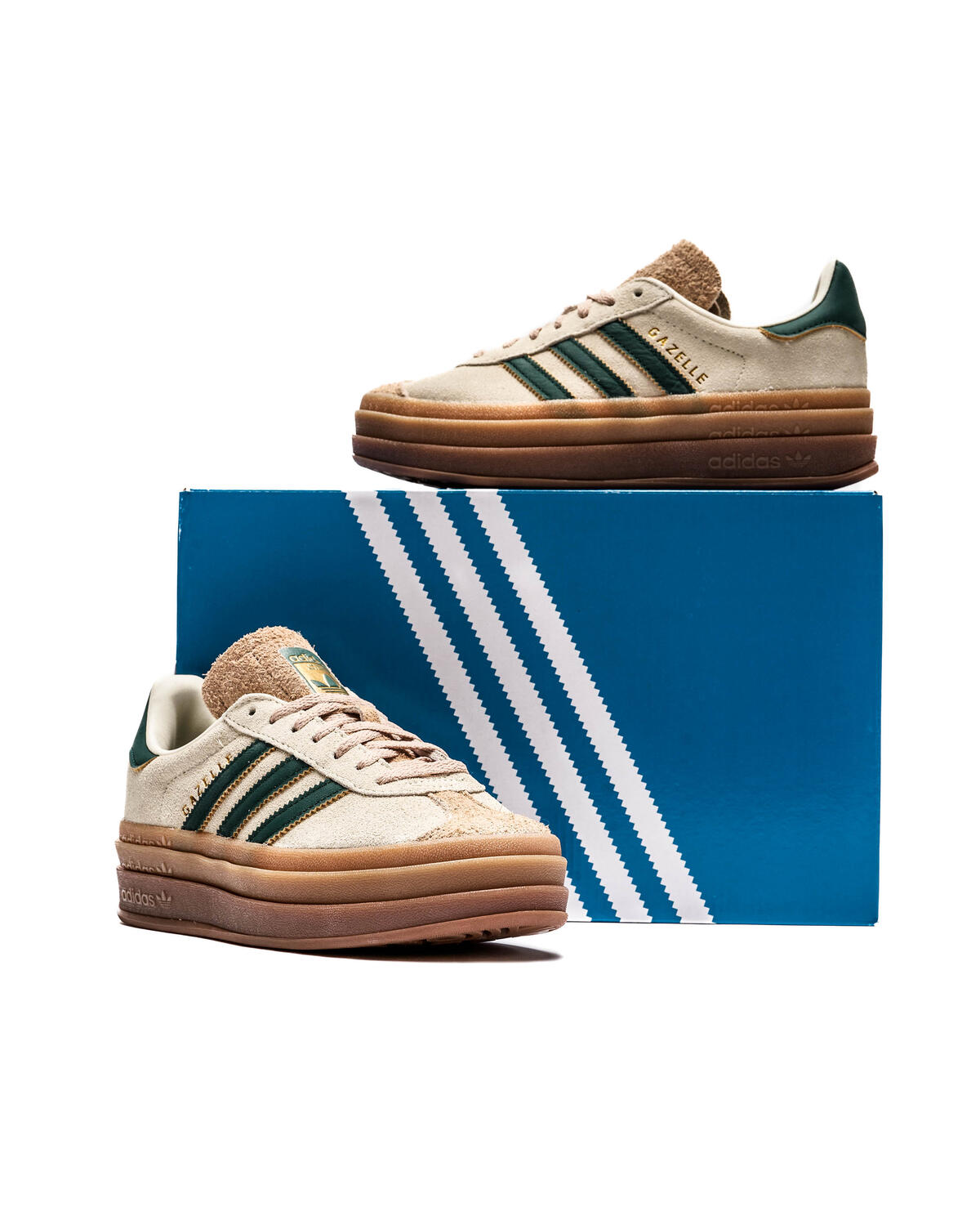 Adidas Gazelle Bold 'Cream White / Collegiate Green / Magic' (Women's) - Image 26