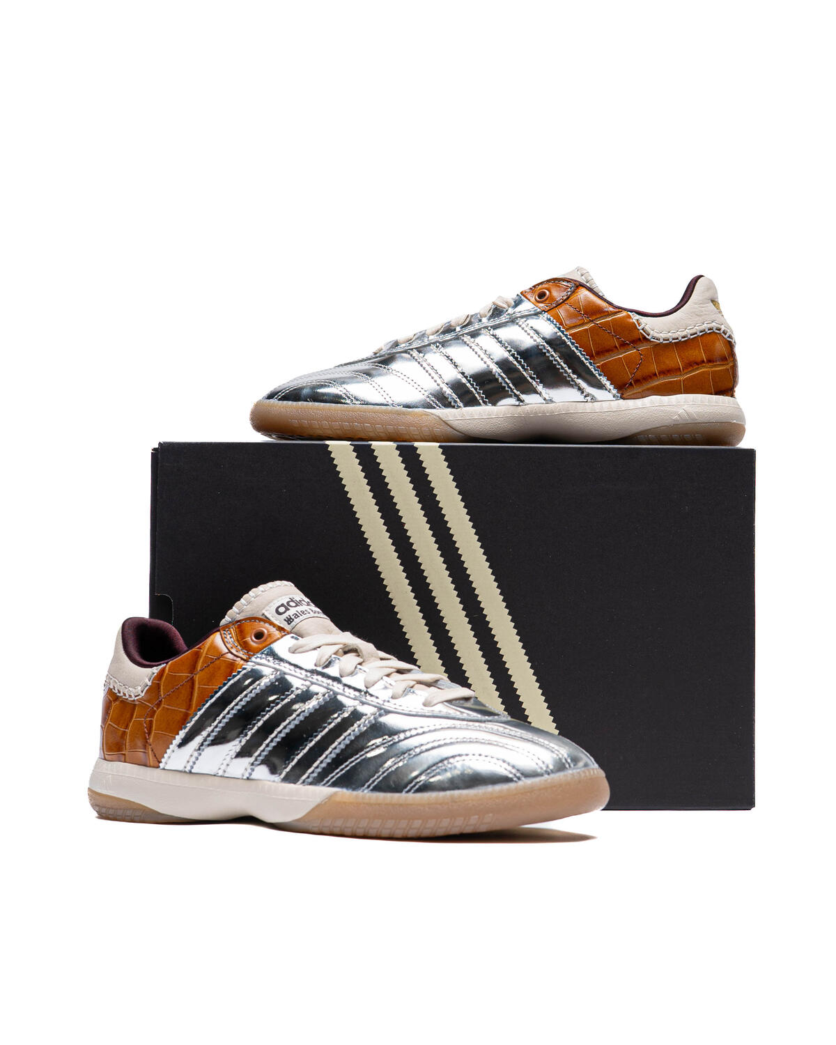Adidas x Wales Bonner Samba Metallic - Silver Metal/Silver Metal/Easy Yellow - Image 14