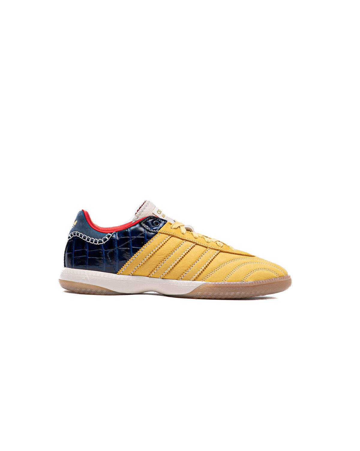 Adidas - Men's Wales Bonner Samba MN Sneakers - (Gold/Navy) - Image 3