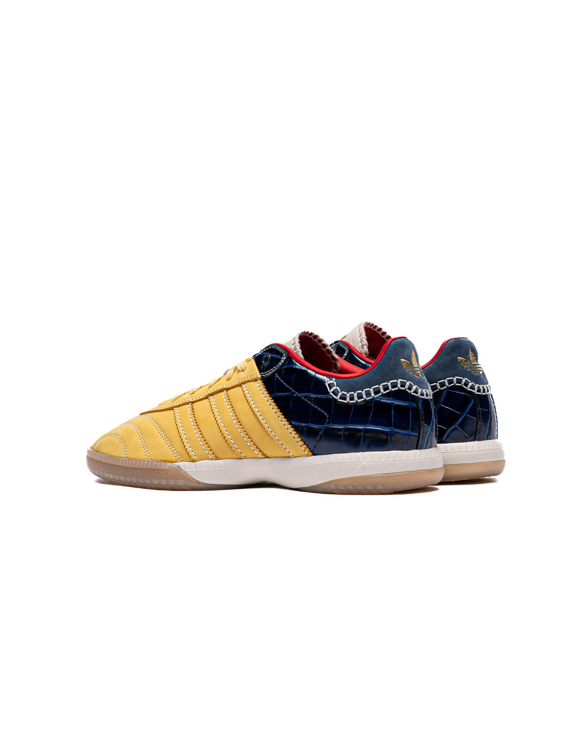 Adidas - Men's Wales Bonner Samba MN Sneakers - (Gold/Navy) - Image 5