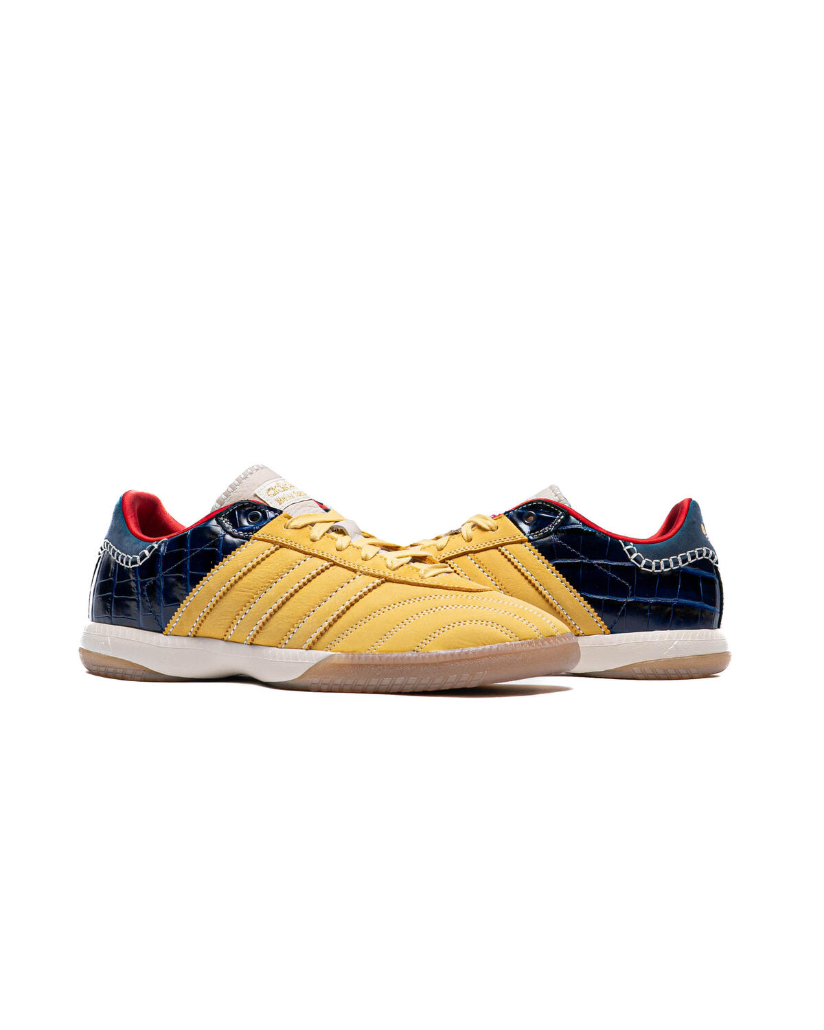 Adidas - Men's Wales Bonner Samba MN Sneakers - (Gold/Navy) - Image 6
