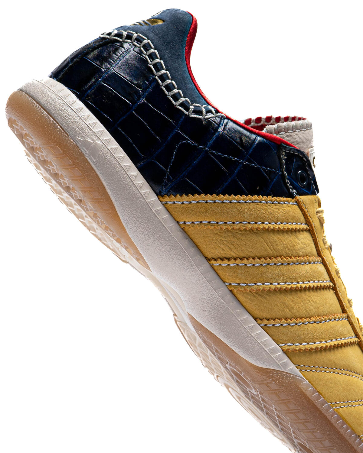 Adidas - Men's Wales Bonner Samba MN Sneakers - (Gold/Navy) - Image 8