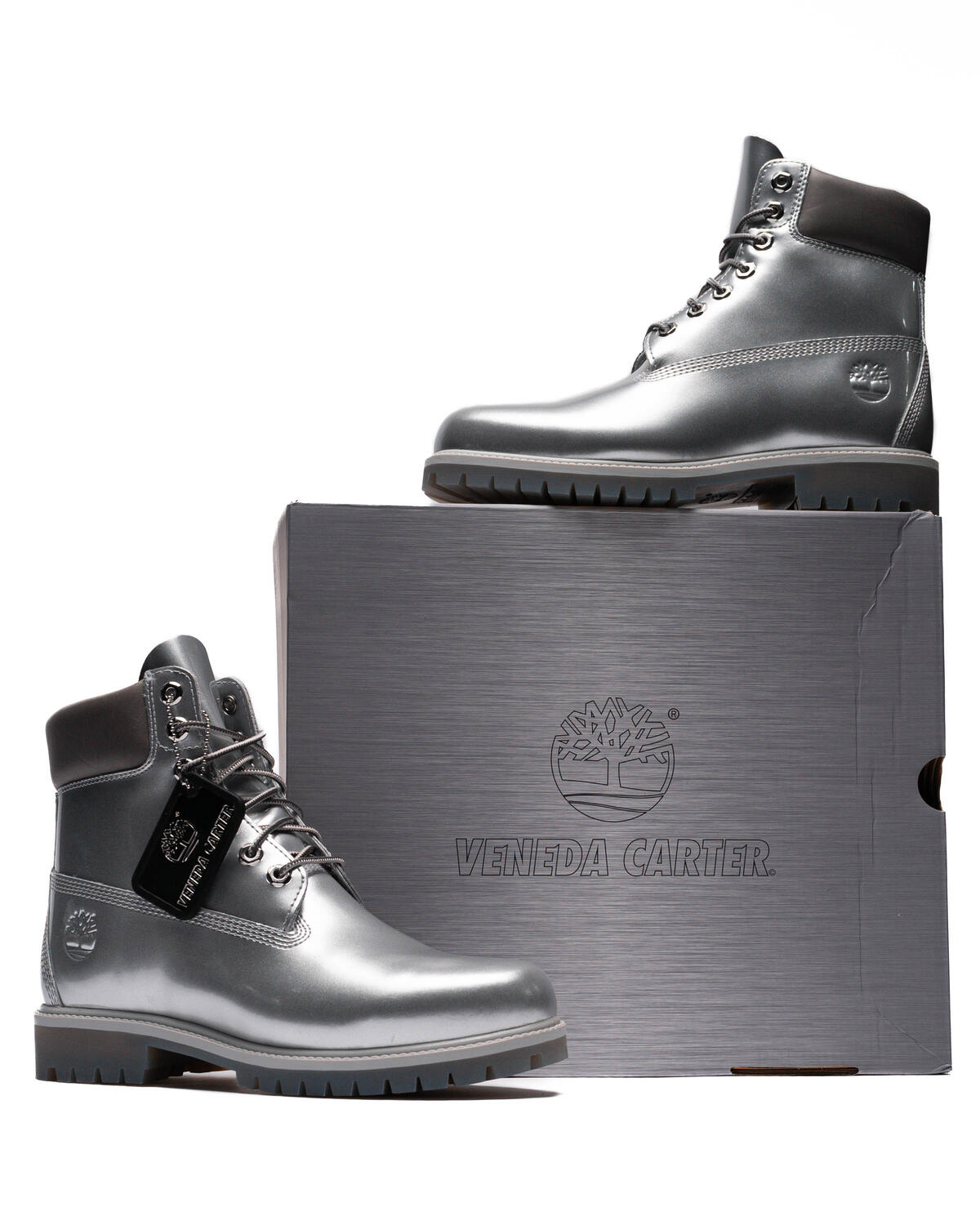 Timberland x Veneda Carter 6 Inch Boot - Silver - Image 18