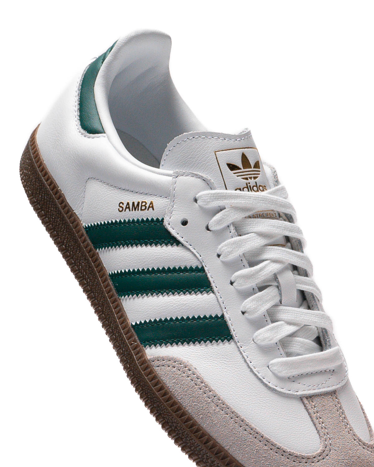 adidas gazelle silver green womens Women's adidas Samba OG Cream White/Collegiate Green / 6 main image 1