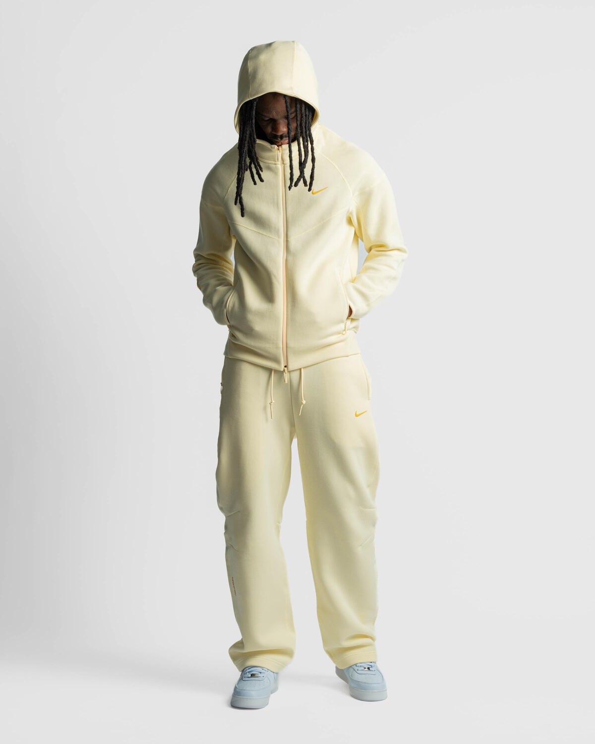 Nike NOCTA Tech Fleece Hoodie - Citron Tint/Vivid Sulfur - Image 18