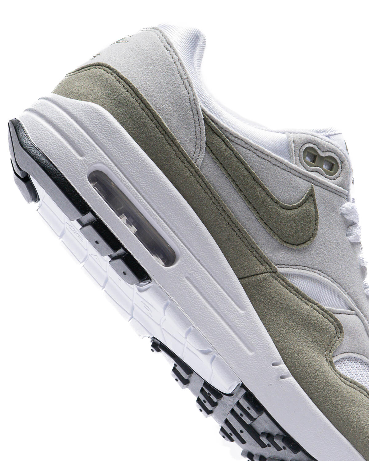 Nike Air Max 1 '87 White/Light Army/Neutral Grey/Black (Women's) - Image 16