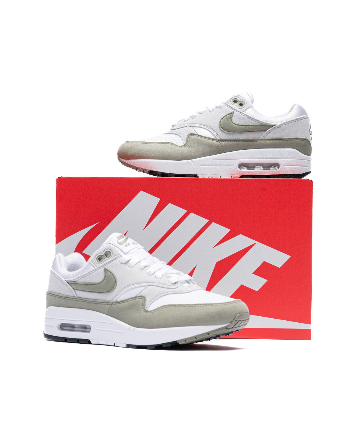 Nike Air Max 1 '87 White/Light Army/Neutral Grey/Black (Women's) - Image 15