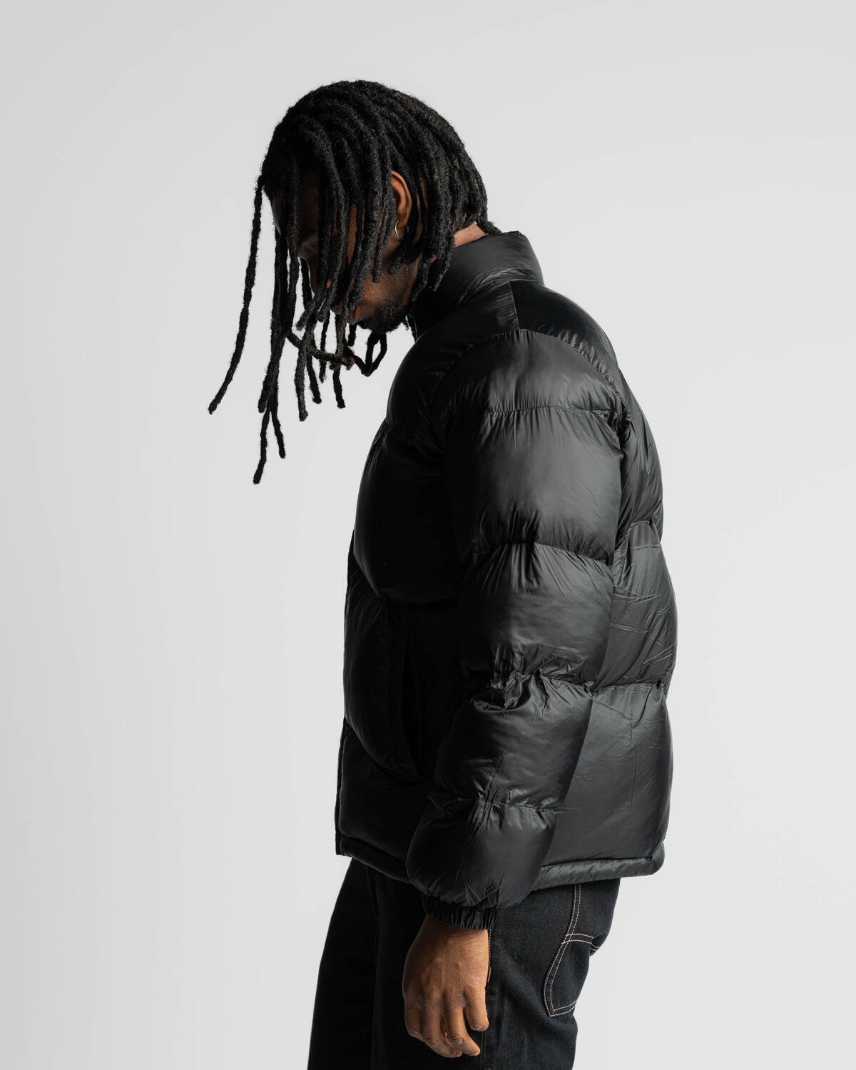 Dime】CLASSIC RIPSTOP PUFFER BLACK/XL