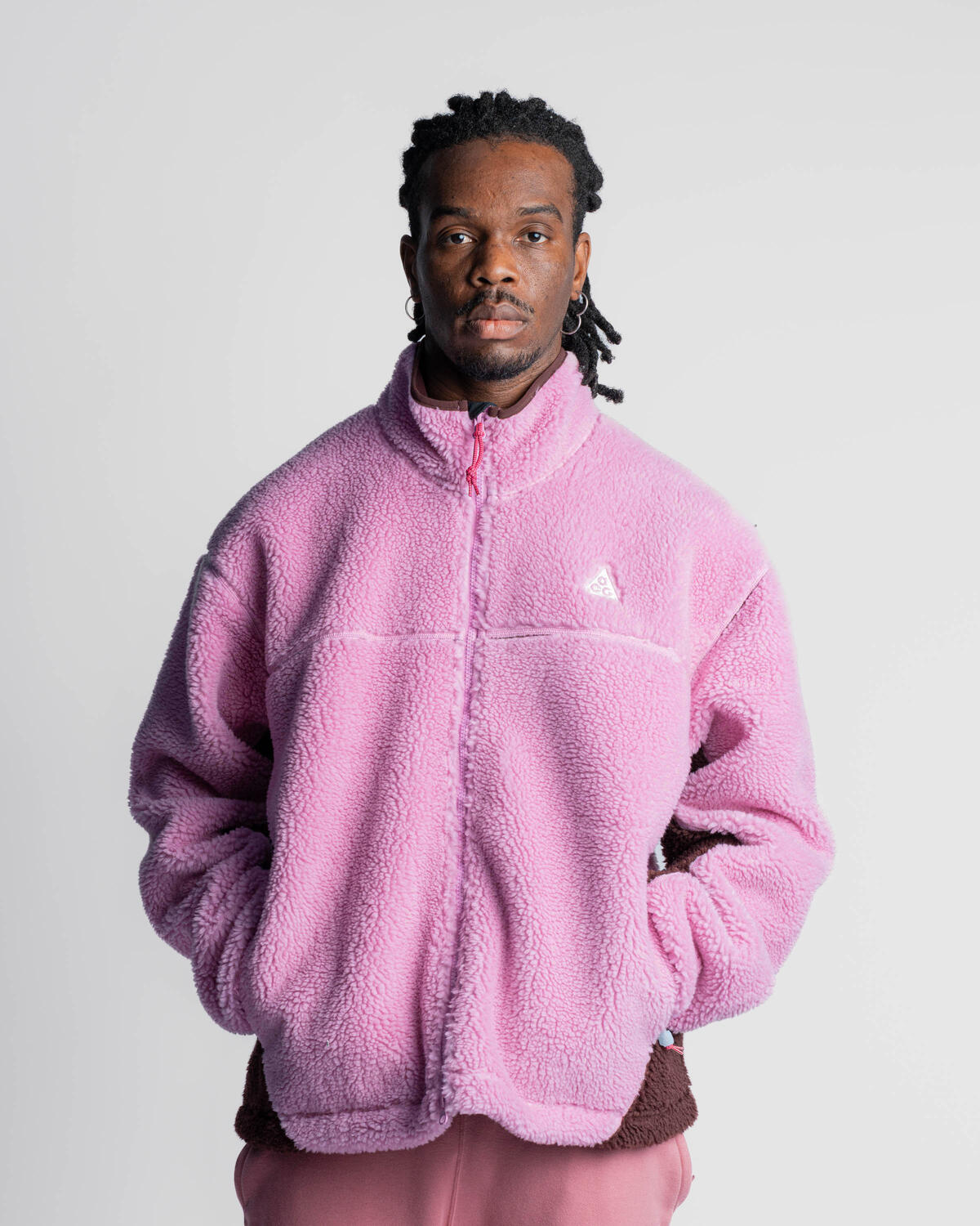 poleron nike pink lab acg fleece