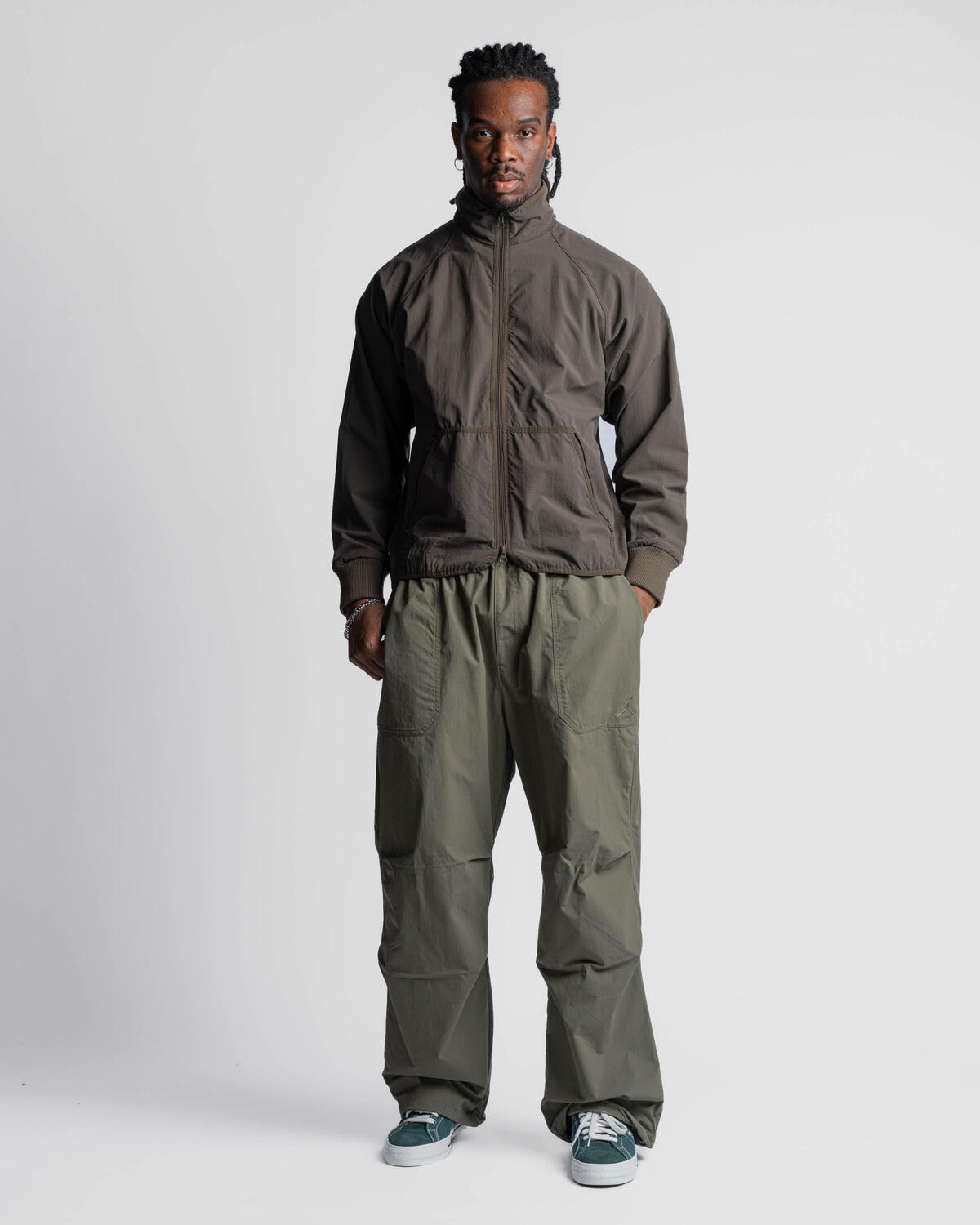 Nike Air Jordan Woven Pants Medium Olive - Image 5