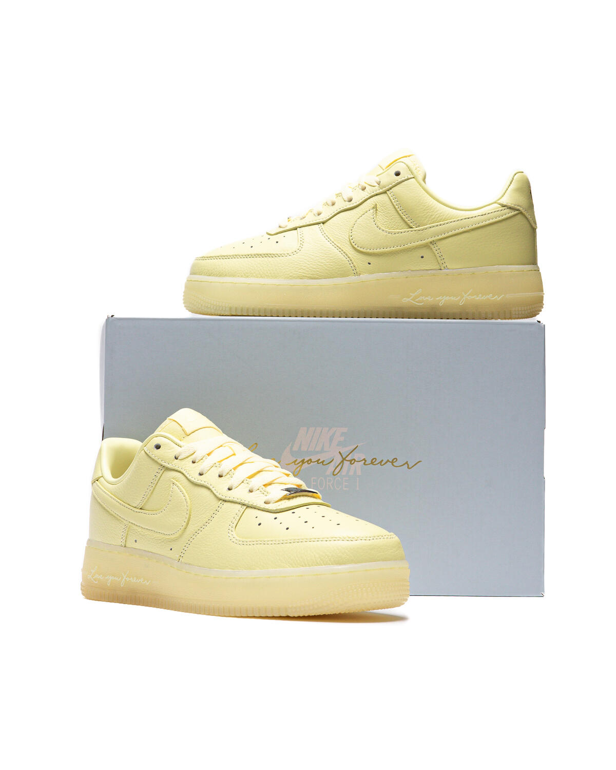Nike x NOCTA Air Force 1 Low - Citron Tint / Cobalt Tint / Metallic Silver - Image 42