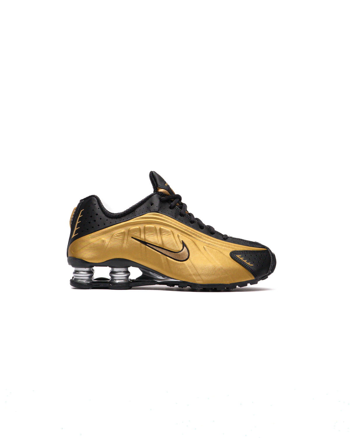 Nike Shox R4 Black / Metallic Gold / Metallic Silver (Women's) - Image 23