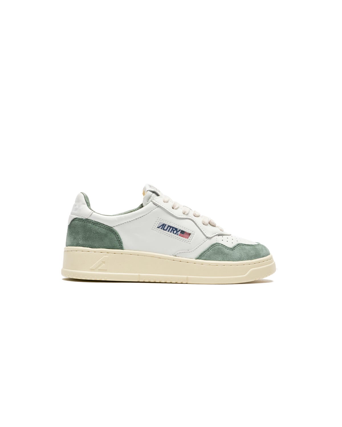 Autry Medalist Low Man Leather Suede White Mountain (Women's)