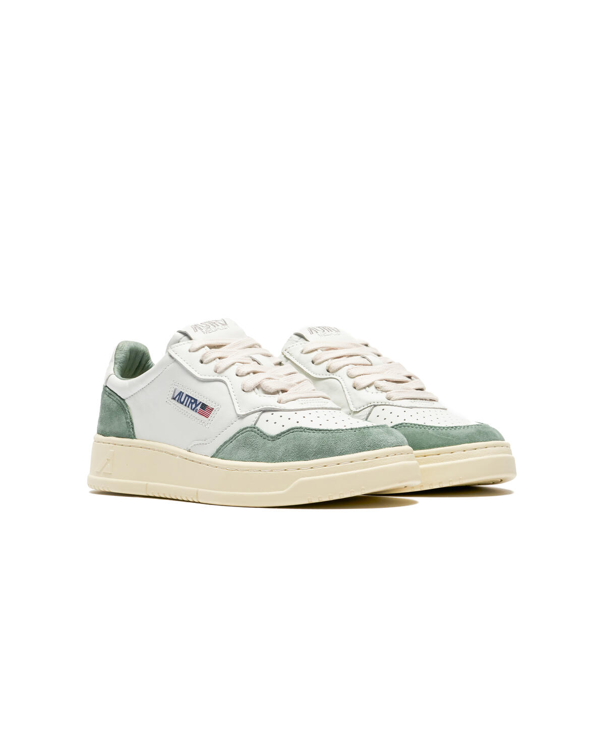 Autry Medalist Low Man Leather Suede White Mountain (Women's) - Image 3