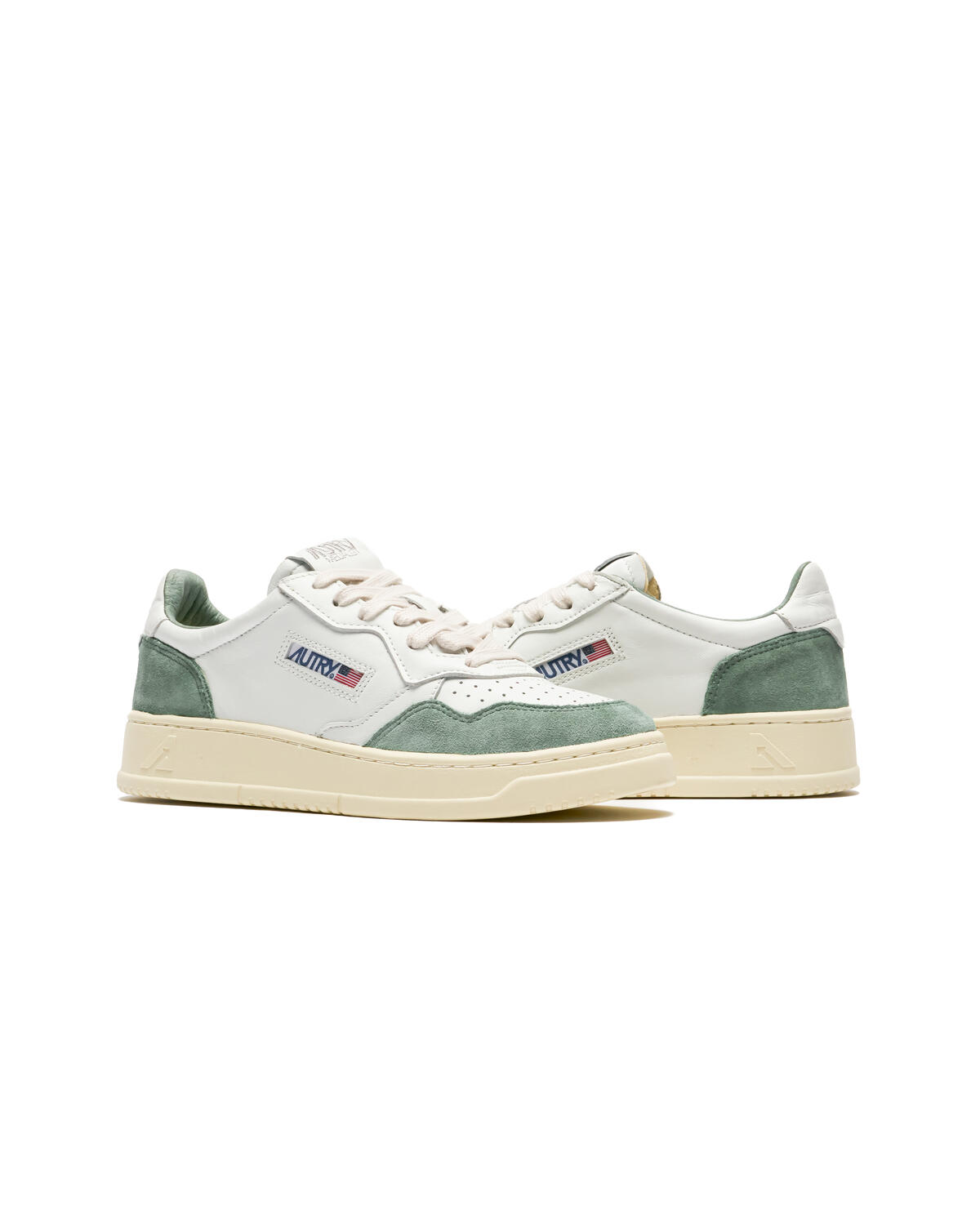 Autry Medalist Low Man Leather Suede White Mountain (Women's) - Image 5