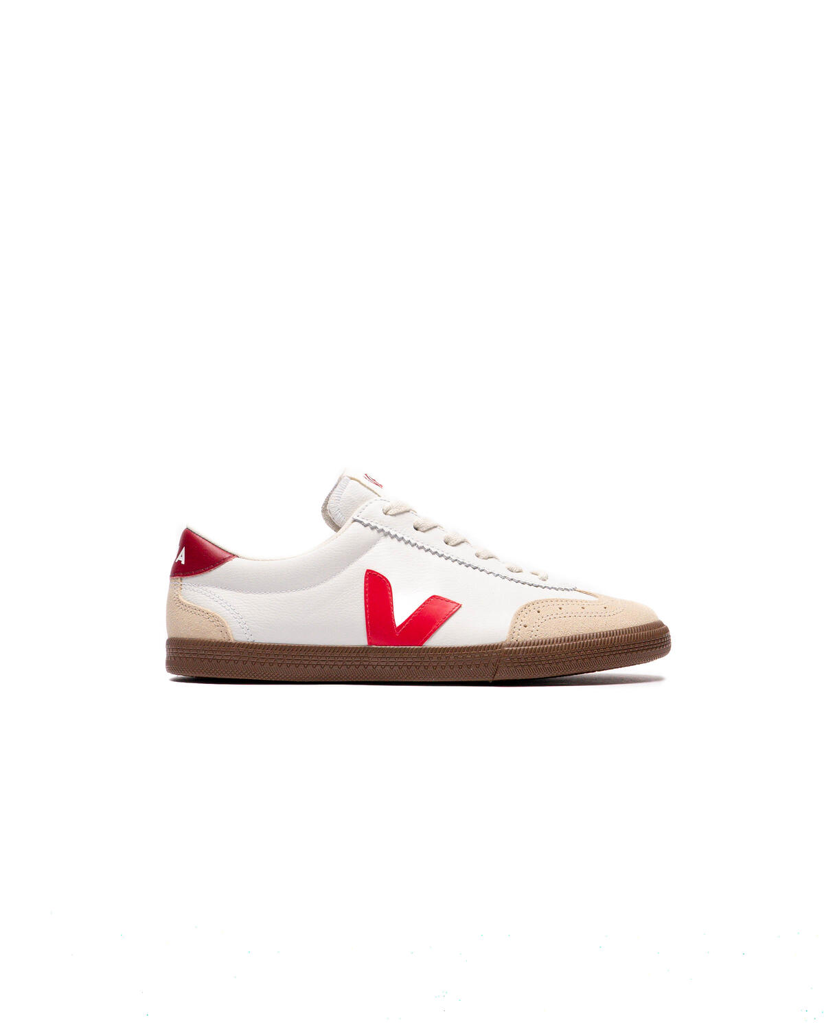 Veja Volly O.T. Leather White/Pek Bark (Women's) - Image 5