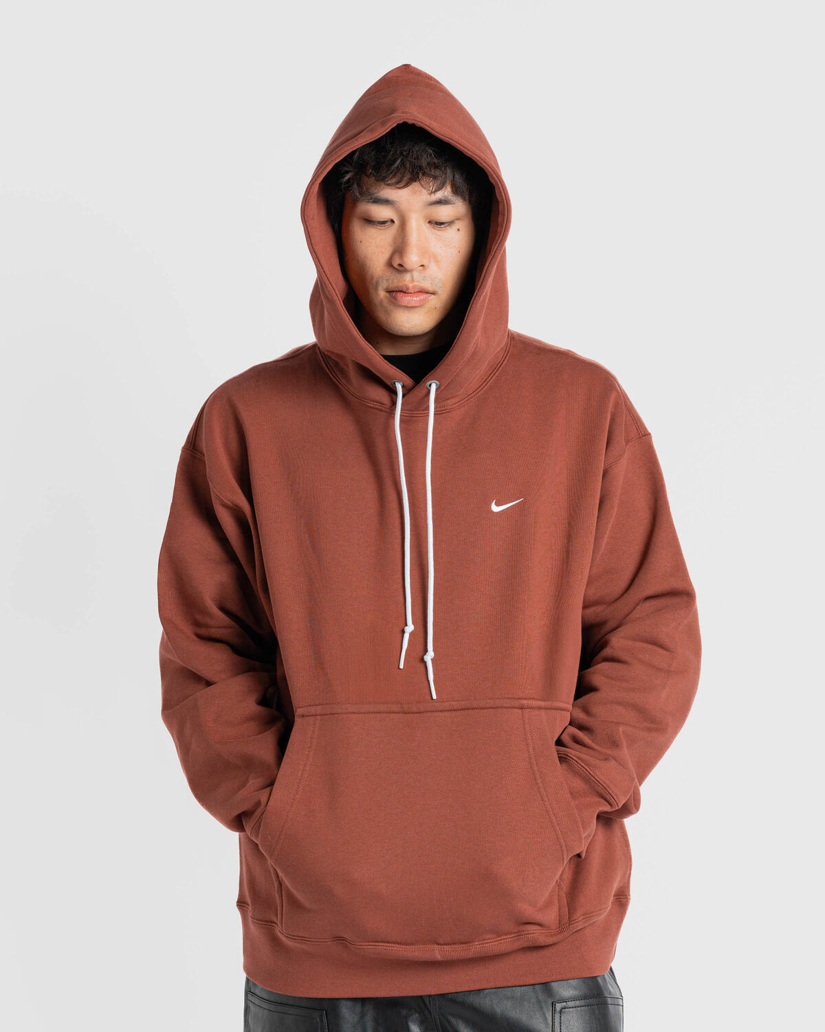Nike Solo Swoosh Fleece Hoodie - Image 7