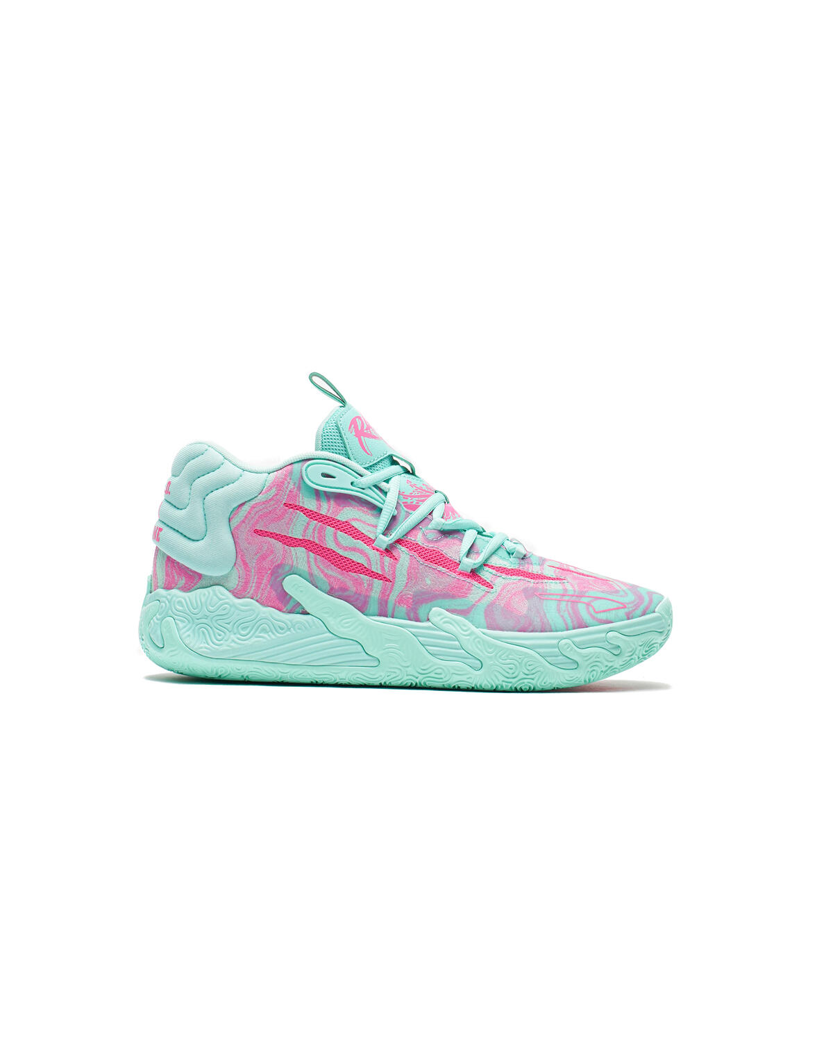 PUMA x Lamelo Ball MB.03 "Miami" Basketball Shoes 'Electric Peppermint/Ravish' - Image 2