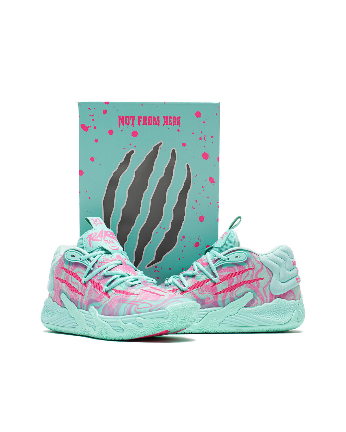 PUMA x Lamelo Ball MB.03 "Miami" Basketball Shoes 'Electric Peppermint/Ravish' - Image 6