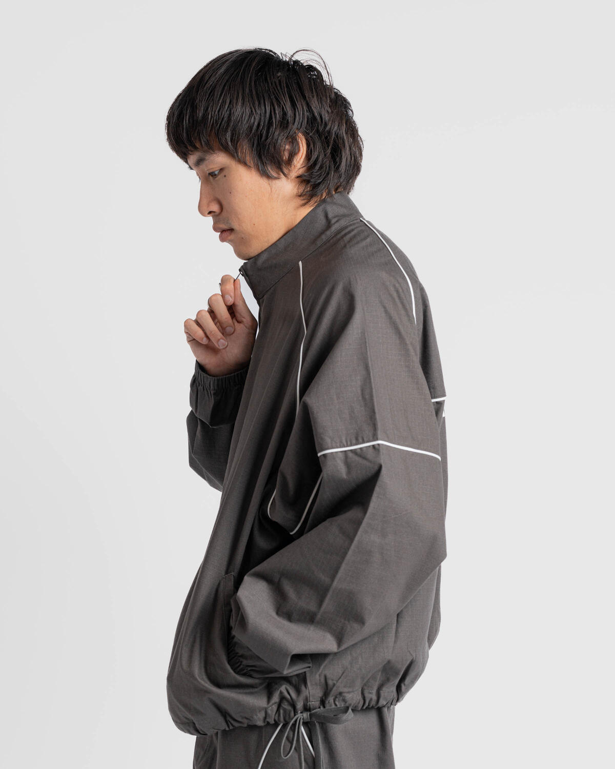 Reebok Track Jacket Black / Grey - Image 5