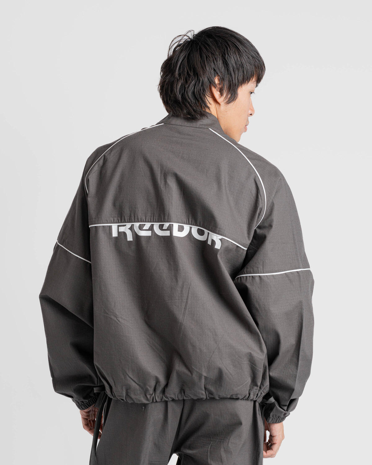 Reebok Track Jacket Black / Grey - Image 6