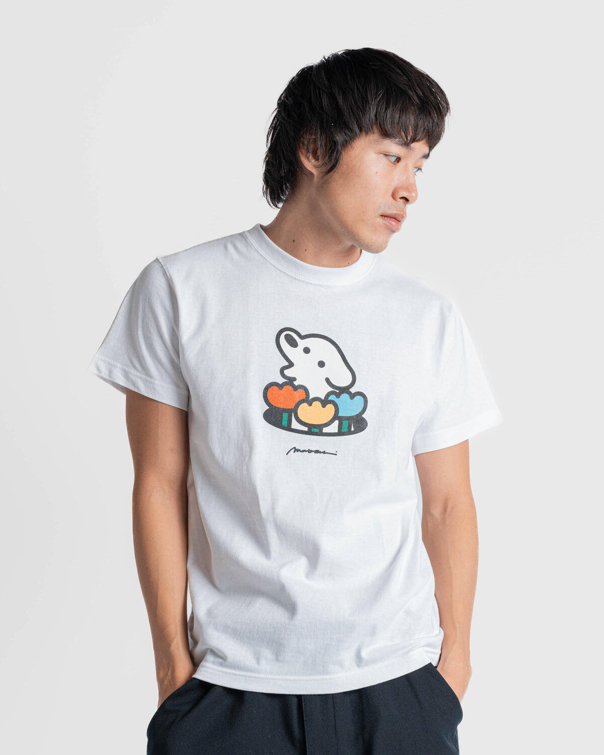 Beams Japan Tokyo Cultuart x matsui TEE (Flower) - Image 4