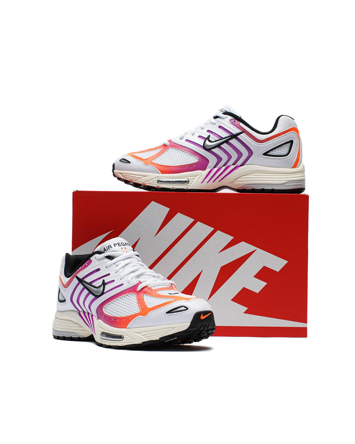Nike Air Pegasus 2K5 White / Chrome / Orange - Image 15