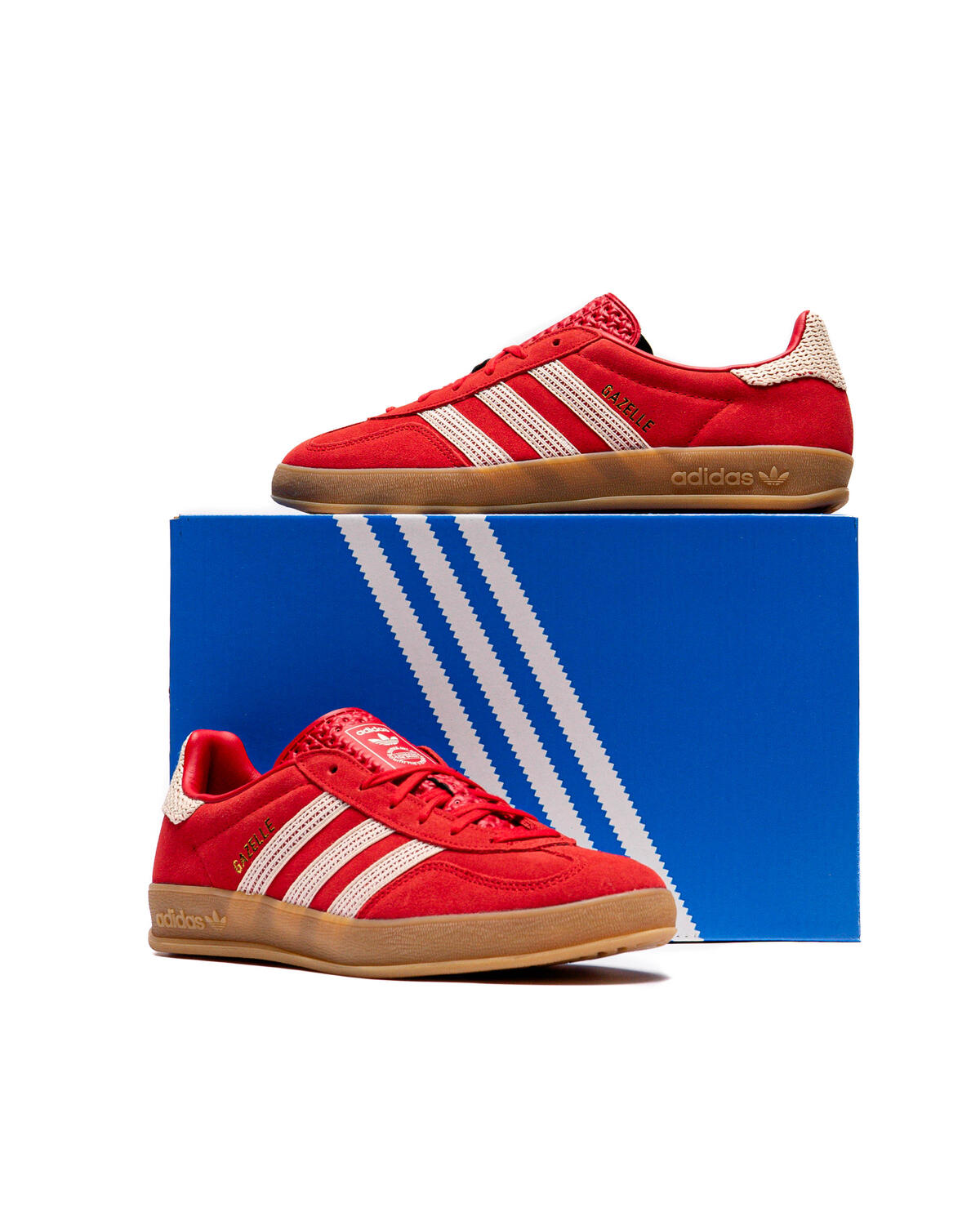 Adidas Gazelle Indoor Better Scarlet/Wonder White/Gum (Women's) - Image 15