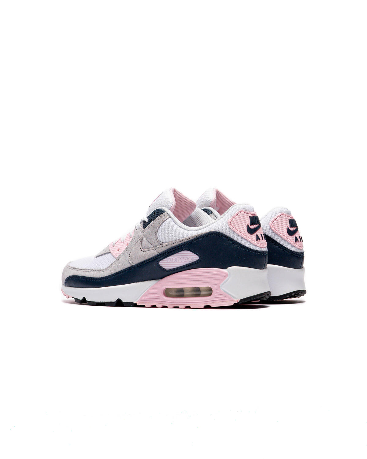 NIKE AIR MAX 90 WHITE/WOLF GREY/PINK FOAM/ARMORY NAVY - Image 15
