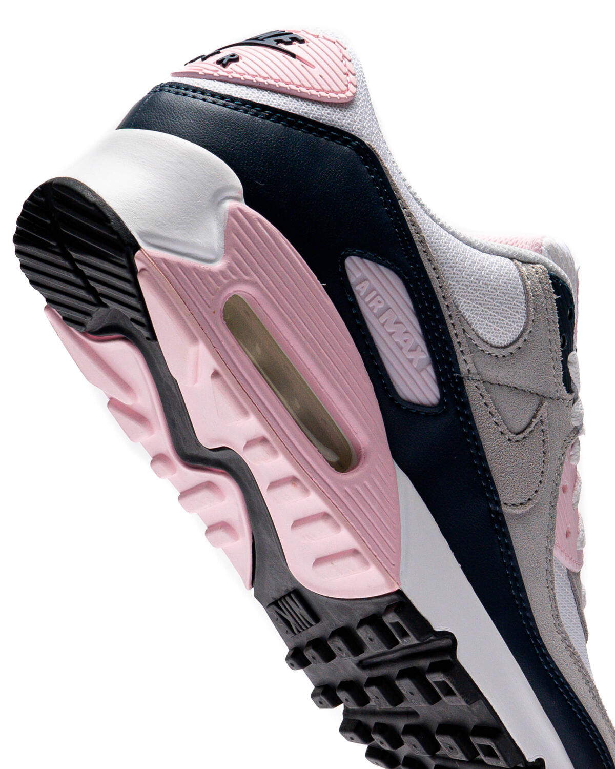 NIKE AIR MAX 90 WHITE/WOLF GREY/PINK FOAM/ARMORY NAVY - Image 18