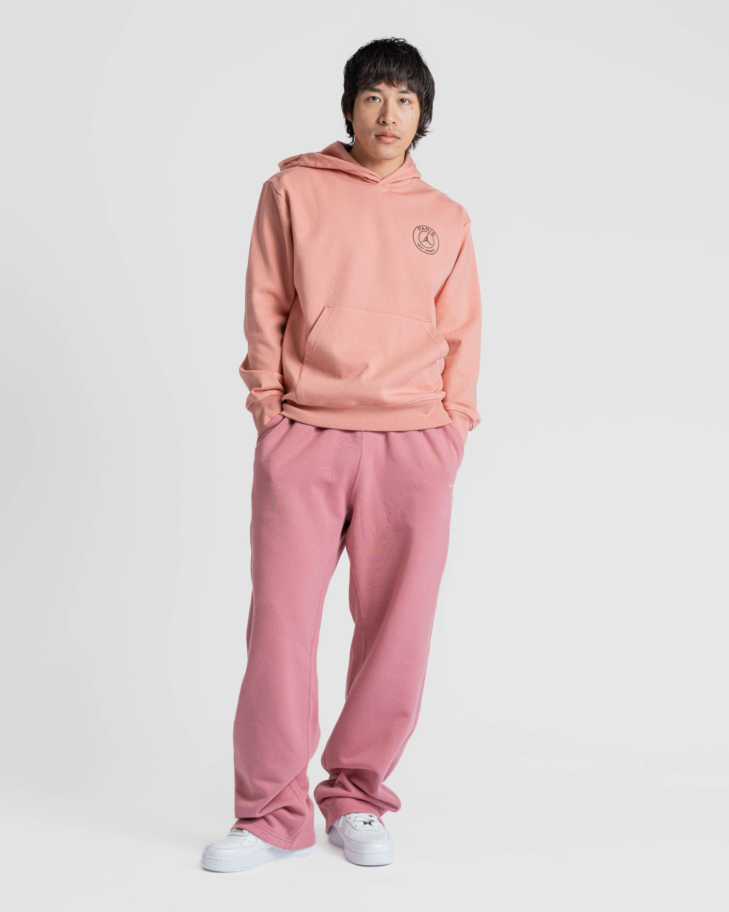 psg jordan pink hoodie