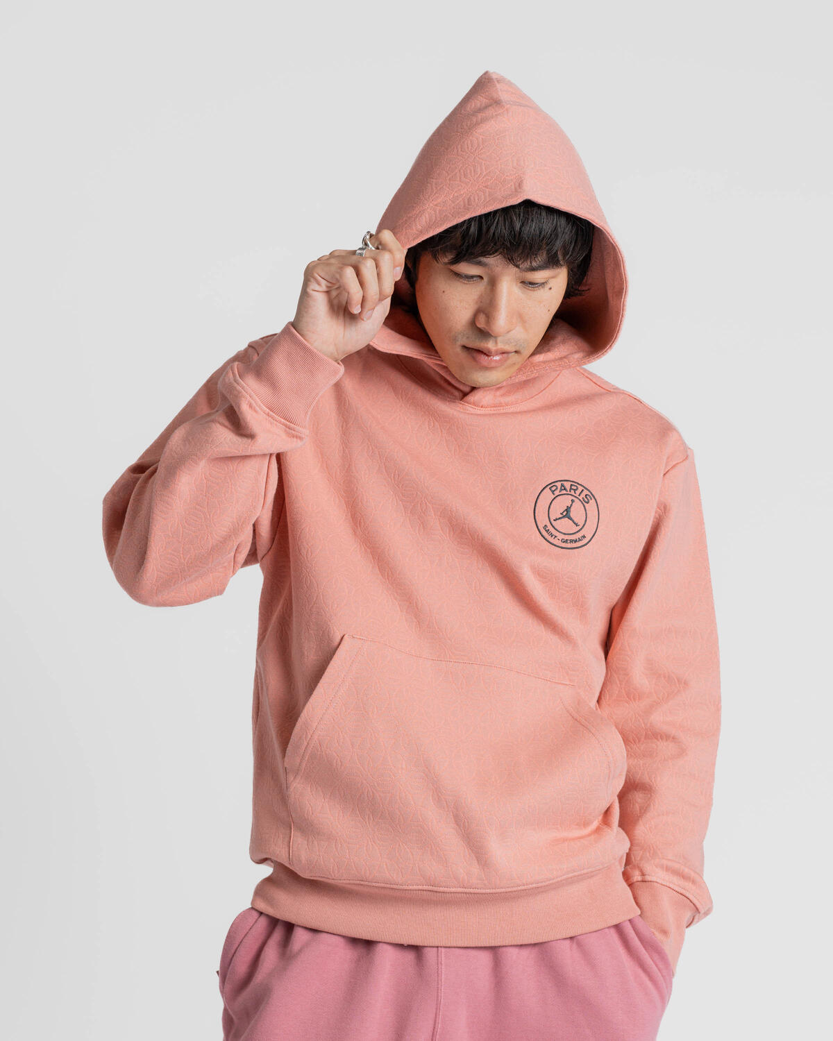 psg jordan pink hoodie