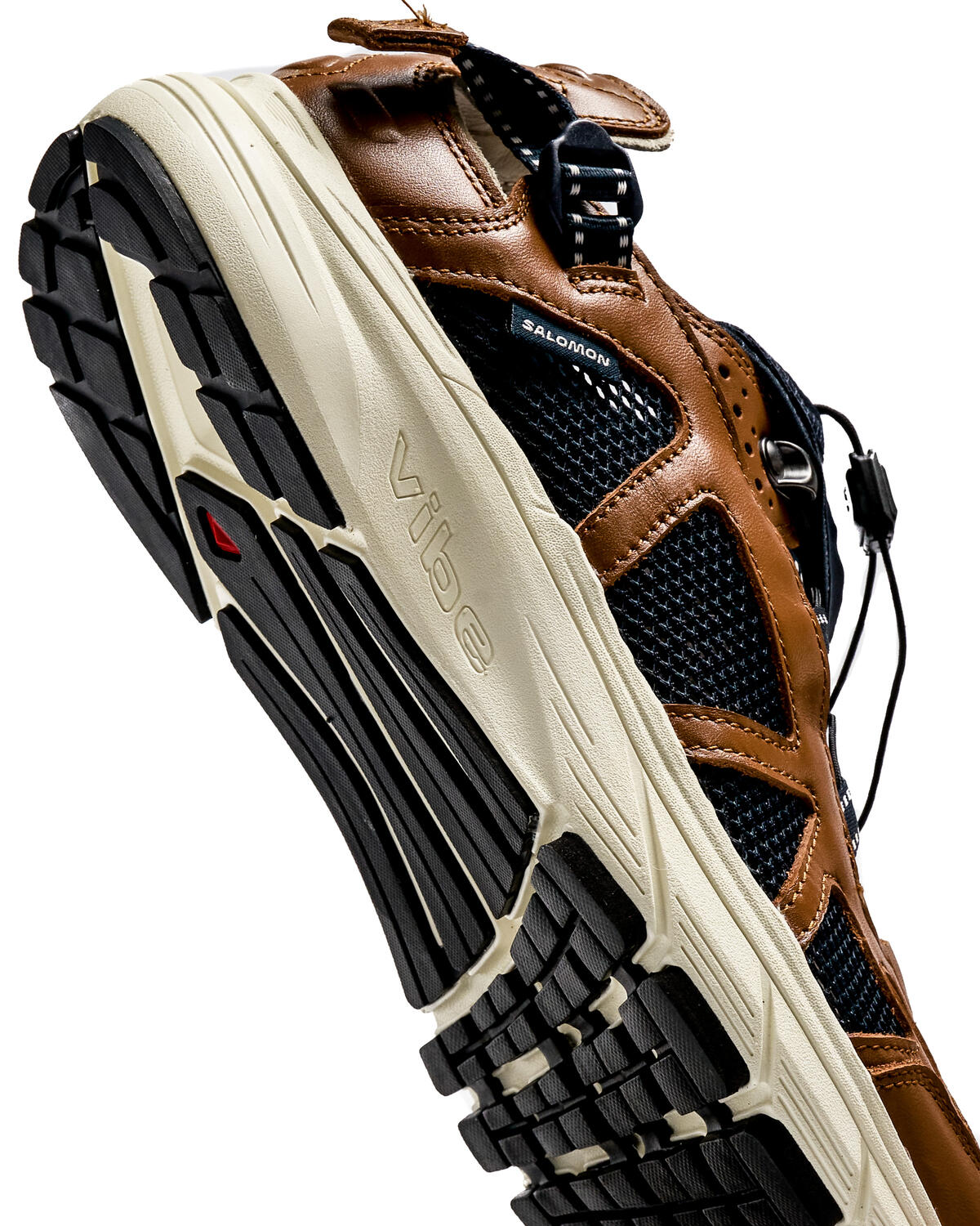 Salomon Techsonic LTR Shoes - Rubber / Vanilla Ice / Dark Sapphire - Image 13