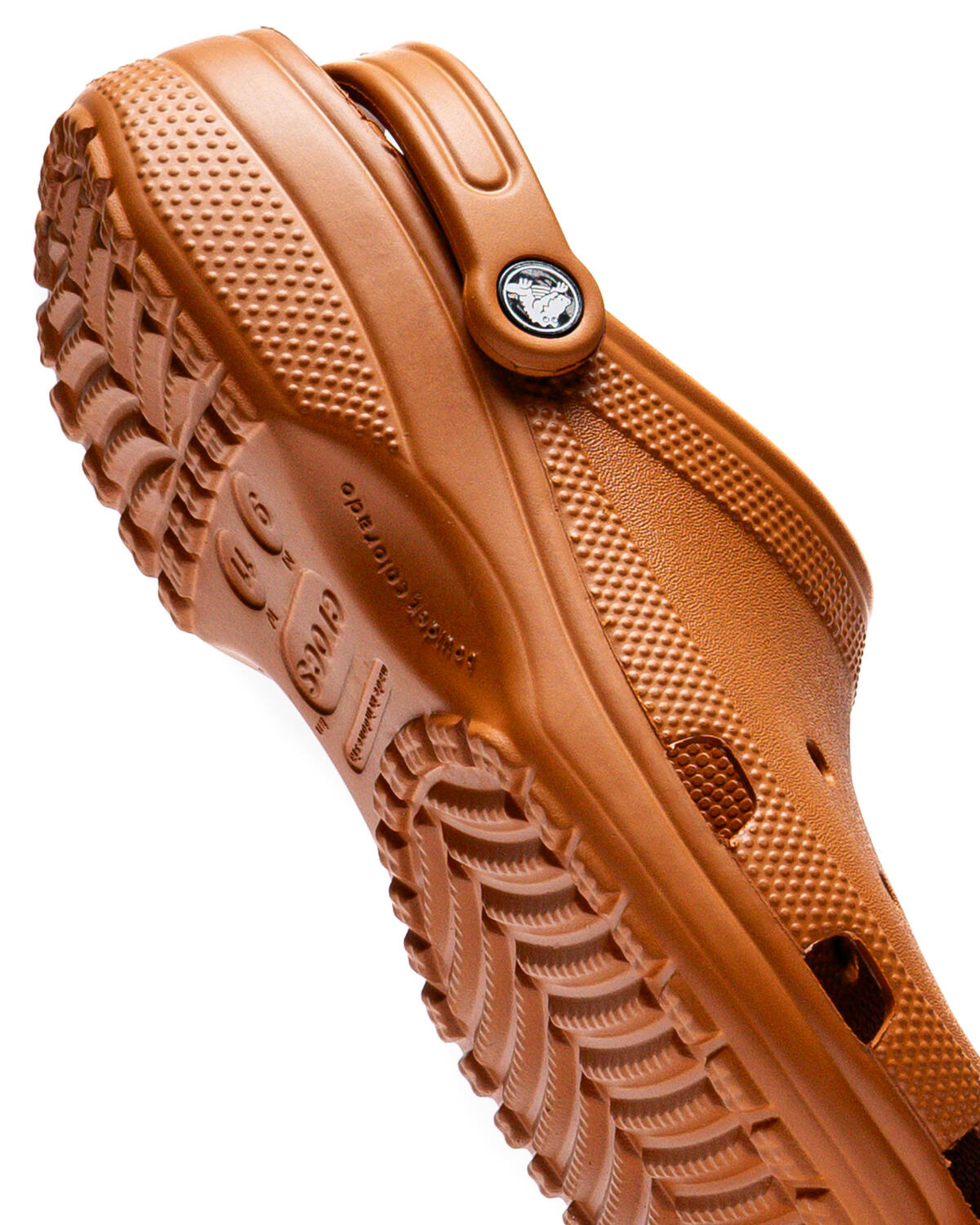 Crocs Classic Clog Brown Cognac Unisex Slip-On Sandal 10001 Size 11M CROCS Classic Clog 10001-862 - Shiekh main image 3