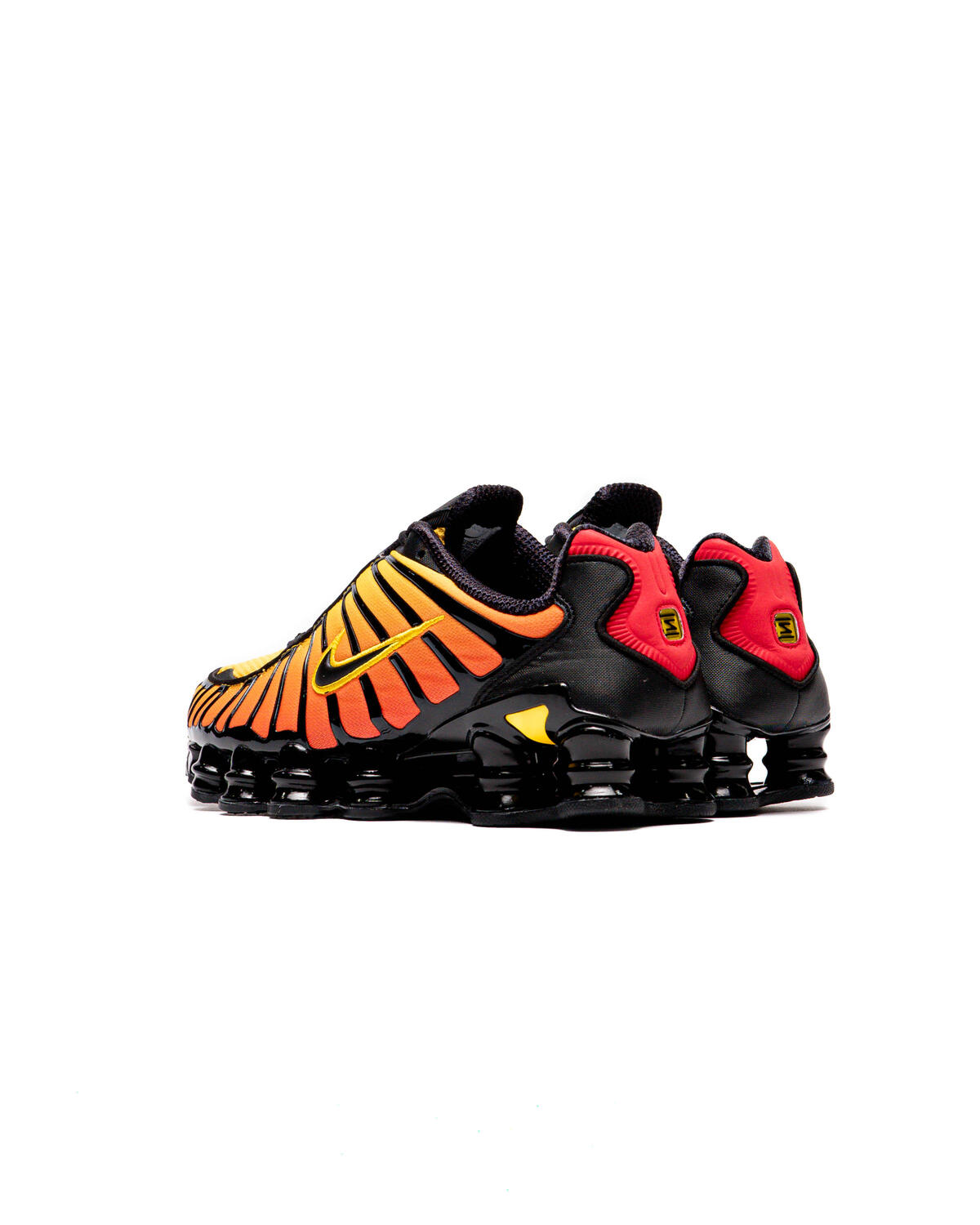 Nike Shox TL Black/Black-Amarillo-University Red - Image 26