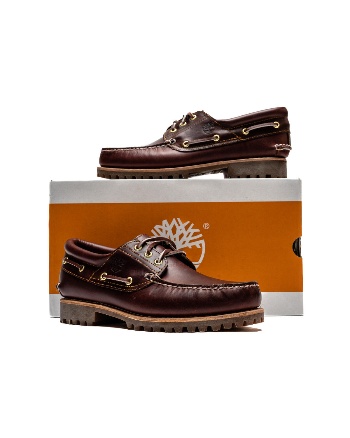 Timberland Authentic 3-Eye Lug Boat Shoe - Burgundy - Image 16