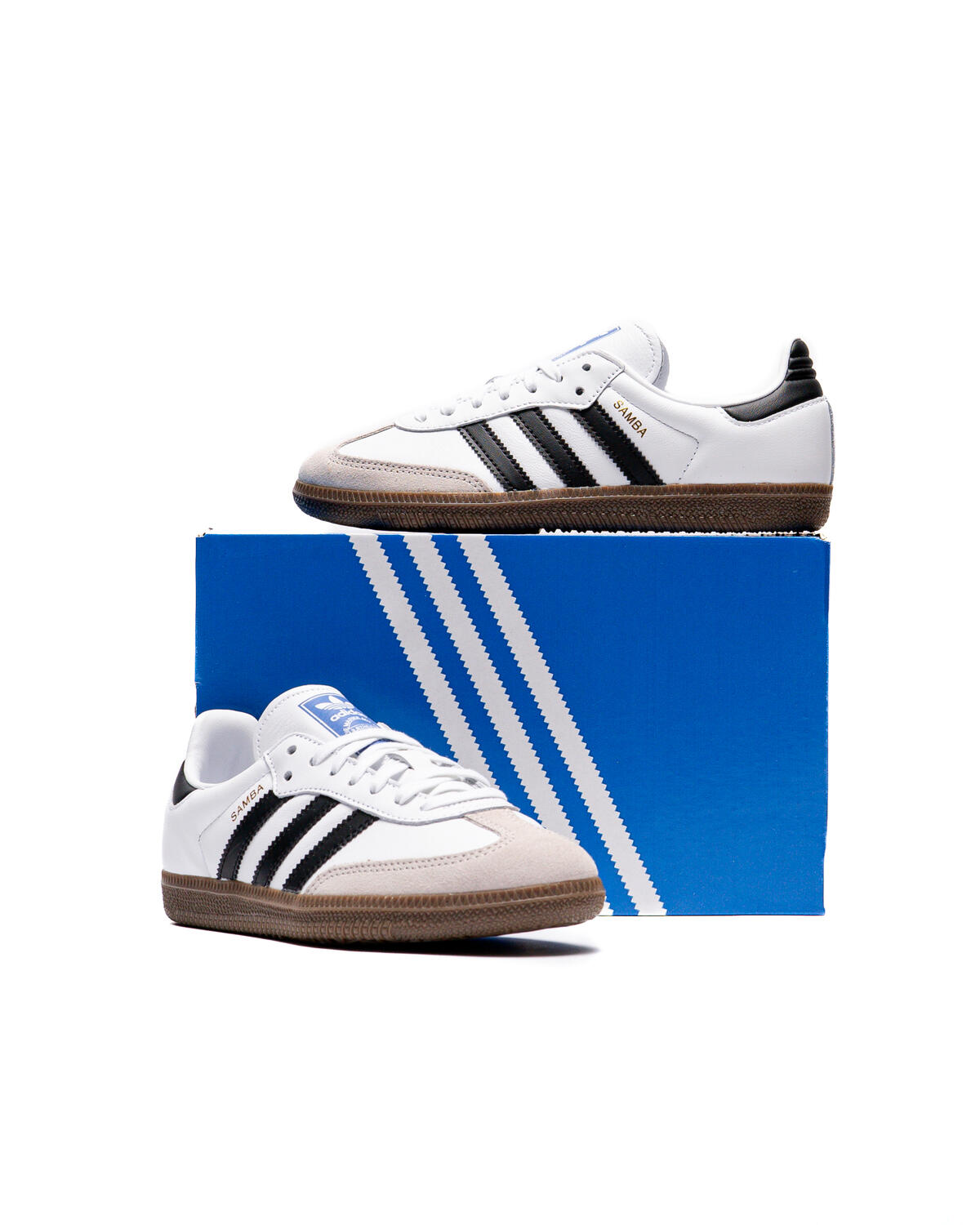 Adidas Samba OG 'Running White / Core Black / Granite' (GS) - Image 31