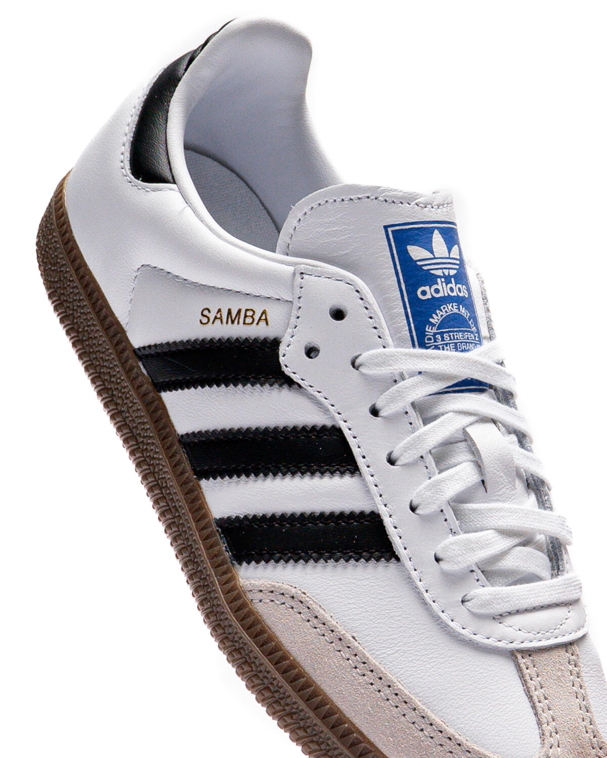 Adidas Samba OG 'Running White / Core Black / Granite' (GS) - Image 32