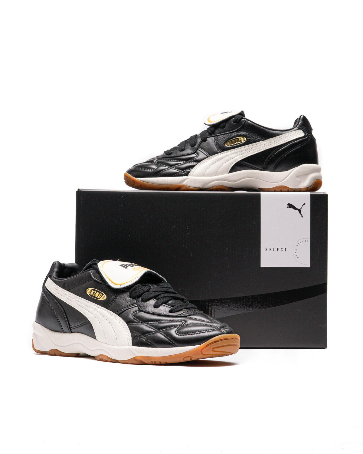 Puma King Indoor Black / Warm White - Image 38