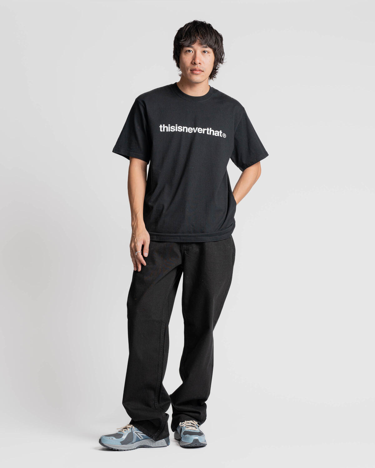 thisisneverthat T-Logo Tee | tn240ttsst01-BLK | AFEW STORE