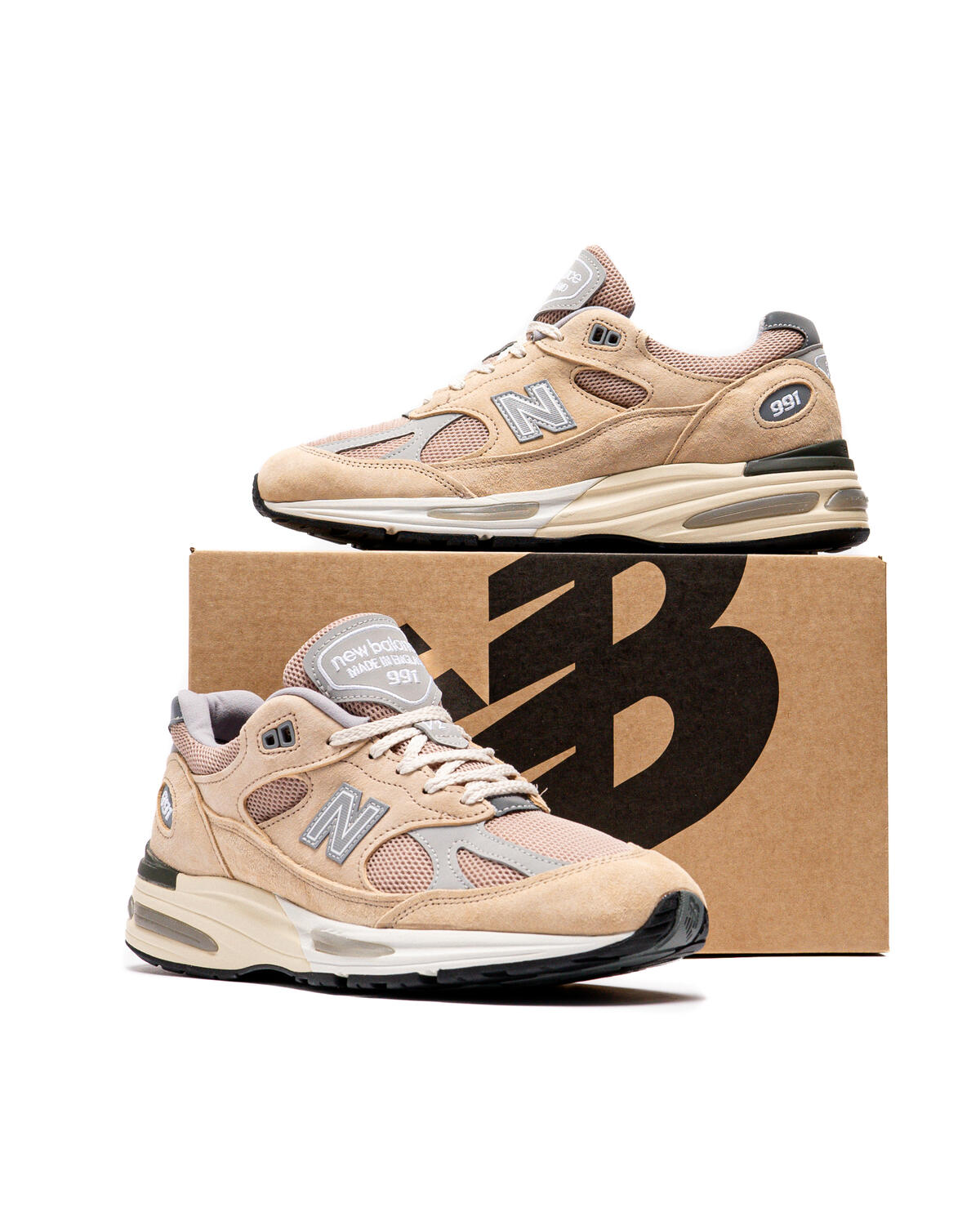 New Balance 991 Cuban Sand/Harbour Mist - Image 33