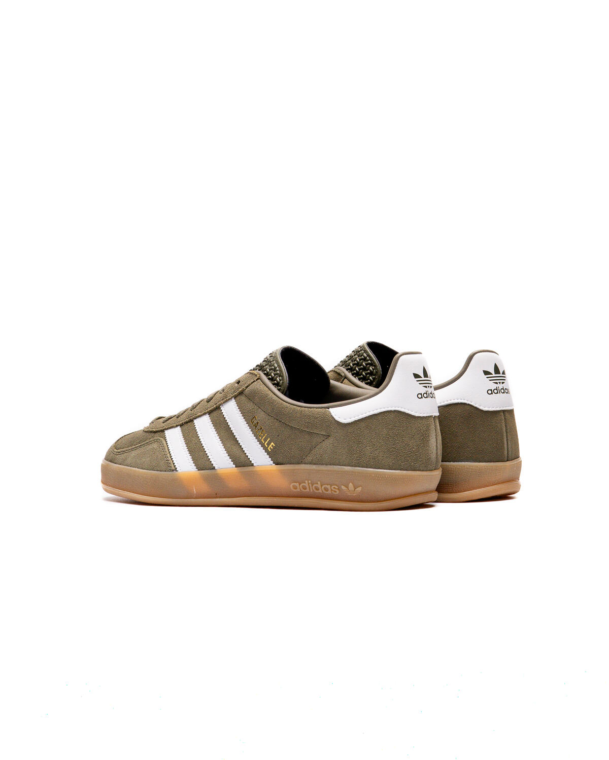 Adidas Gazelle Indoor 'Olive Strata White' - Image 13